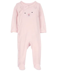 Baby Bear Snap-Up Cotton Sleep & Play Pajamas