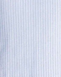 Baby Girl Shimmer Rib Mock Neck Top - Blue