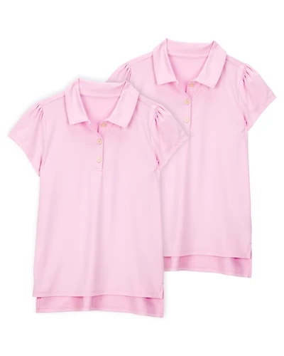 Kid -Pack Active Uniform Polo Shirts in Moisture Wicking BeCool™ Fabric