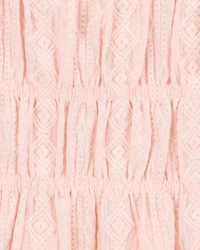 Kid Ruched Textured Tank