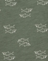 Baby Shark Slub Jersey Sleeveless Tank
