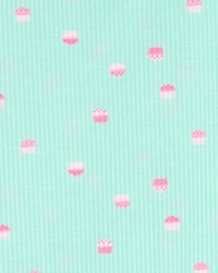 Girls 2-Piece Cupcake Loose Fit Pajamas