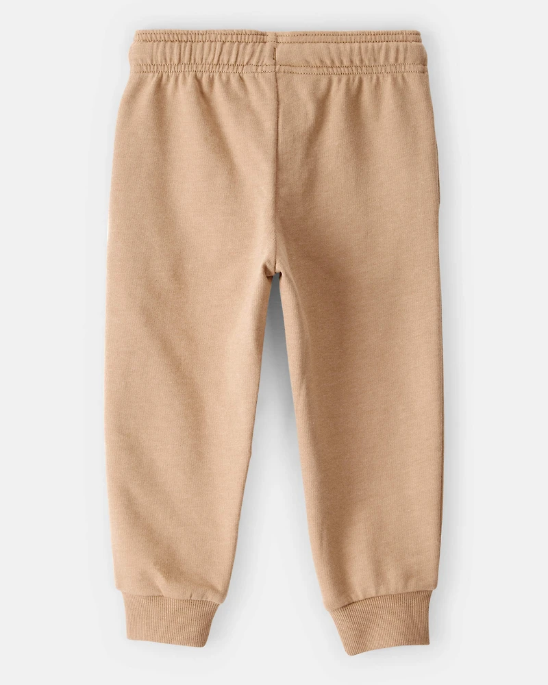 Toddler Boy French Terry Jogger - Tan