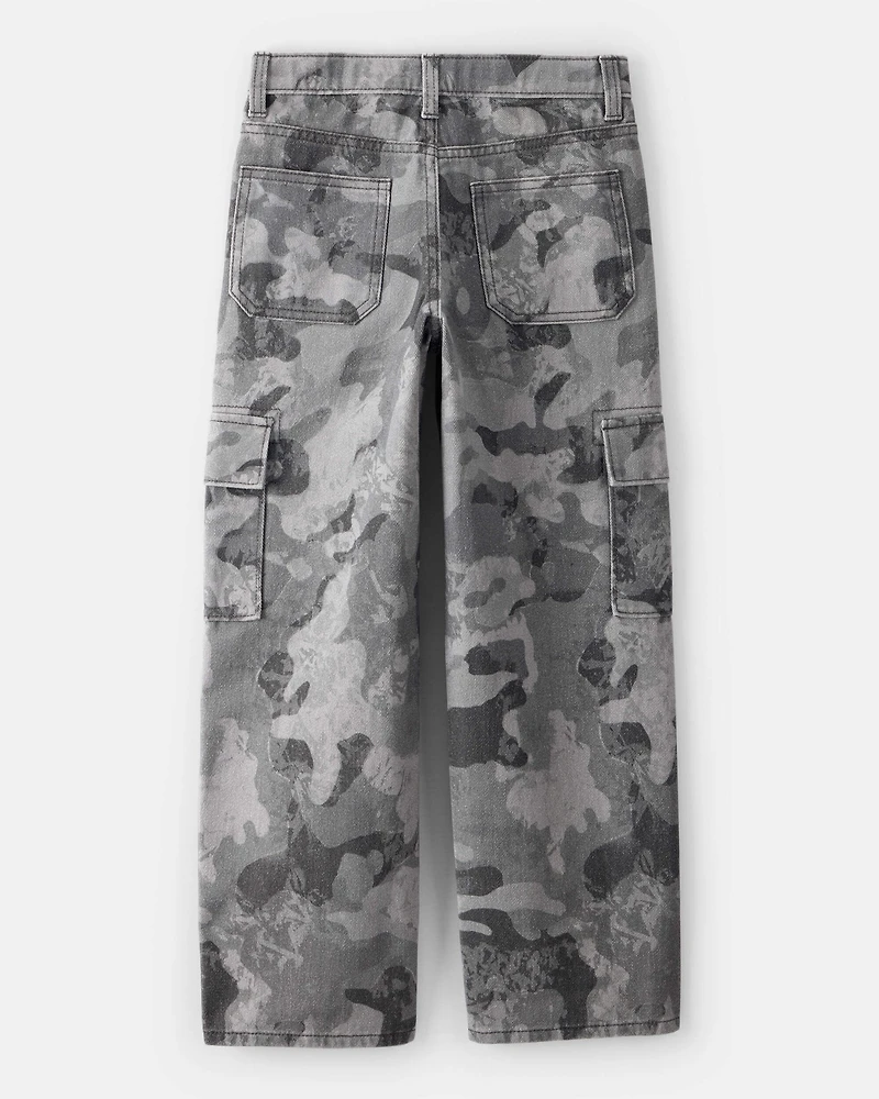 Boys Cargo Camo Fashion Pants