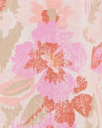 Toddler Floral Print Tank - Pink