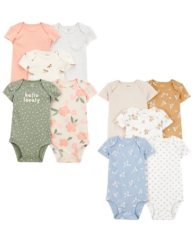 Baby 10-Pack Short-Sleeve Bodysuits