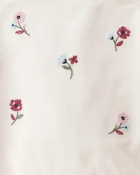 Baby 2-Piece Floral Long-Sleeve Bodysuit Pant Set - White/Pink