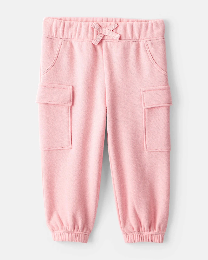Baby Girl 2-Piece Ballet Long-Sleeve Hoodie & Pant Set - Pink