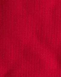 Kid Holiday Red PurelySoft Long-Sleeve Snug Fit 2-Piece Pajamas - Red