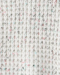 Girls Confetti Sweater - Cream