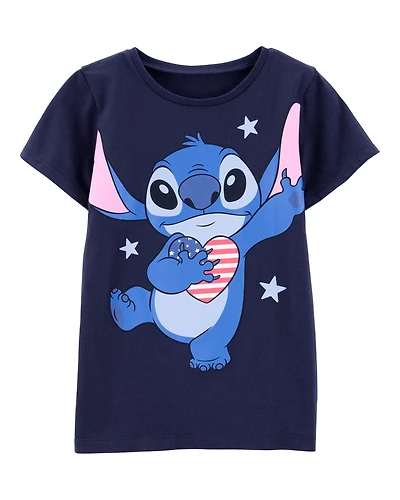 Girls Disney© Lilo & Stitch 4th Of July Tee