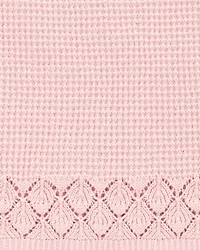 Kid 2-Piece Pointelle Sweater Crochet Knit Tank & Skirt Set