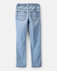 Boys Tapered Denim Jeans - Blue