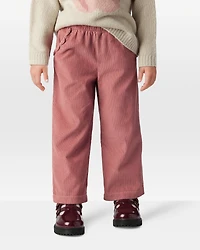 Toddler Girl Corduroy Wide-Leg Pants - Pink