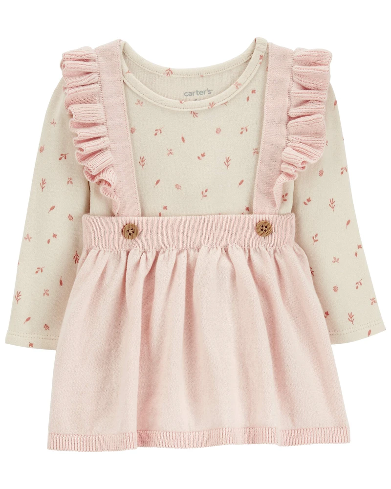 Baby 2-Piece Long-Sleeve Bodysuit & Sweater Knit Jumper Set