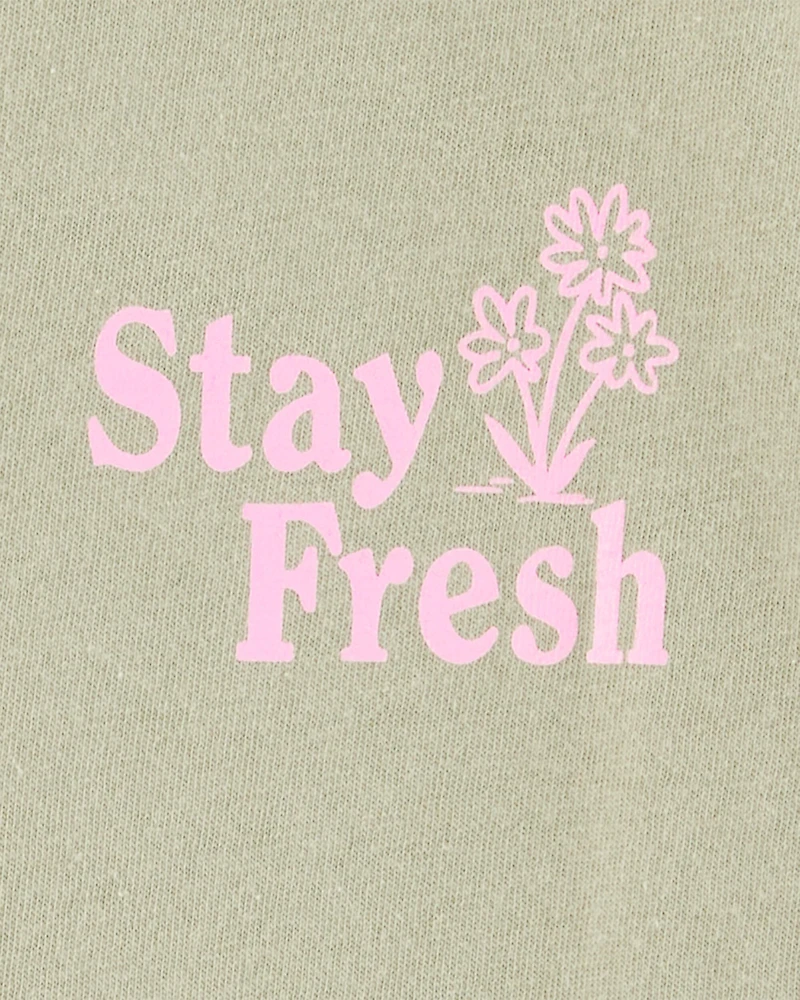 Kid Stay Fresh Graphic Short-Sleeve Tee - Green