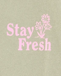 Kid Stay Fresh Graphic Short-Sleeve Tee - Green