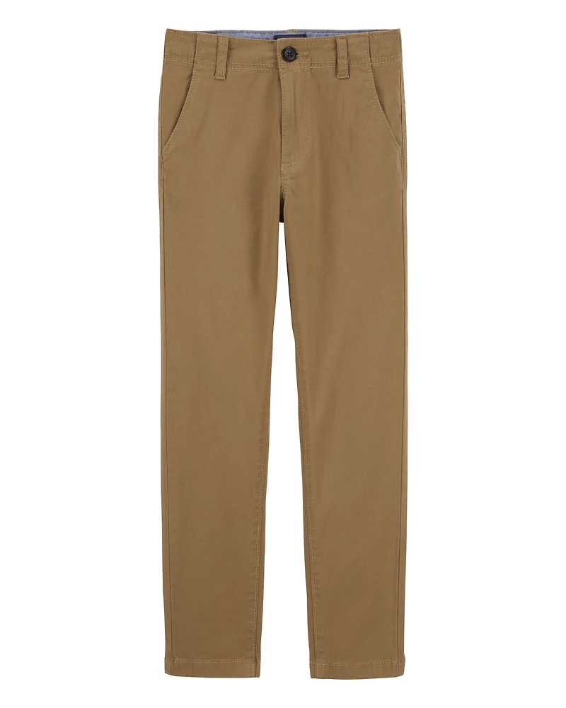 Kid Skinny Fit Tapered Chino Pants