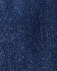 Girls Mid-Rise Denim Pull-On Jeans - Blue