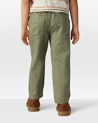 Toddler Boy Tapered 100% Cotton Twill Pants