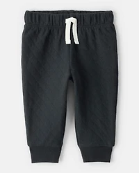 Baby Boy 2-Piece Train Hooded Bodysuit & Pant Set - Red/Black