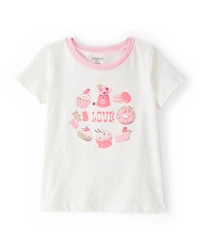 Toddler Sweet Treats Short-Sleeve Graphic Tee - White