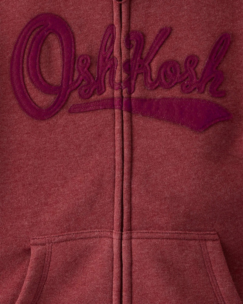 Boys DayDream Fleece Jacket - Red