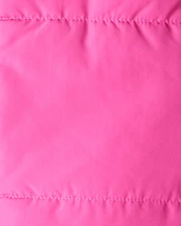 Toddler Girl Puffer Vest - Pink