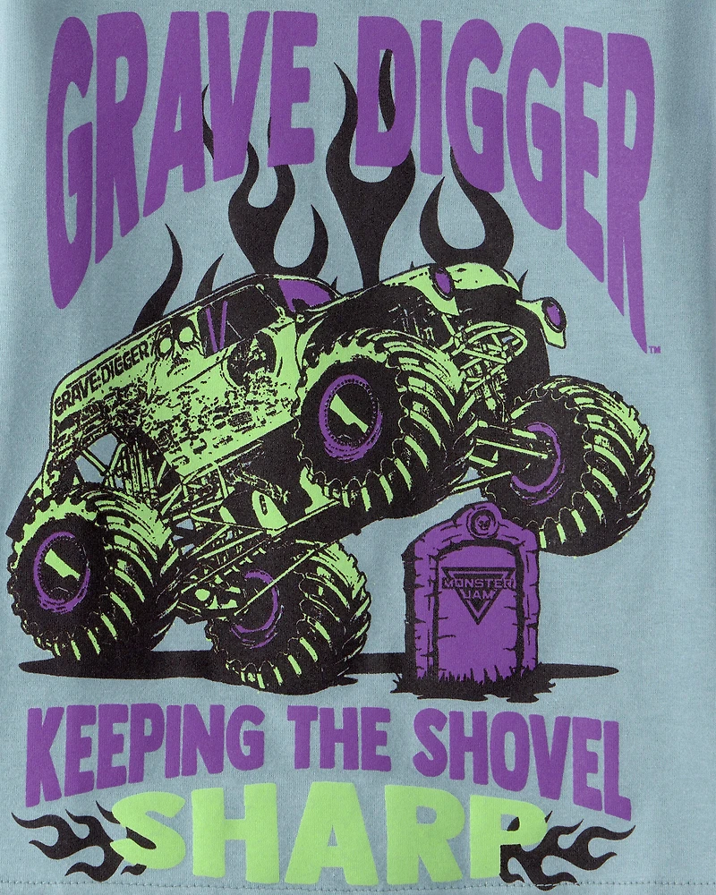 Toddler Boy Monster Jam™ Grave Digger Short-Sleeve Graphic Tee - Blue