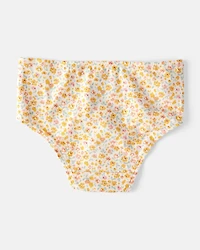 Toddler Girl 7-Pack Heart Print Brief Underwear - Blue/Purple/Pink