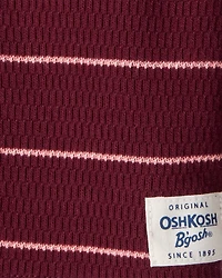 Baby Boy Striped Long-Sleeve Hooded Top
