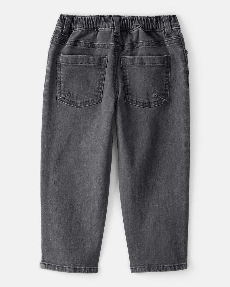 Toddler Boy  Tapered Denim Jeans - Black