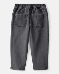Toddler Boy  Tapered Denim Jeans - Black