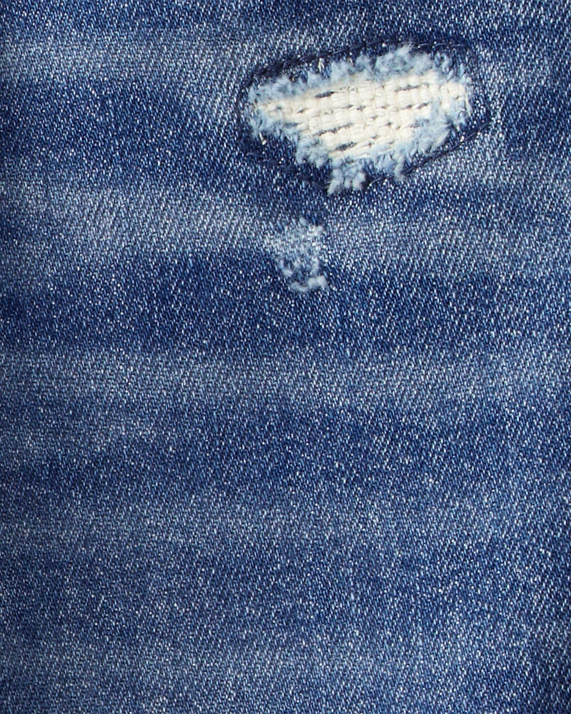 Toddler Boy Mid-Rise Distressed Denim Jeans - Blue