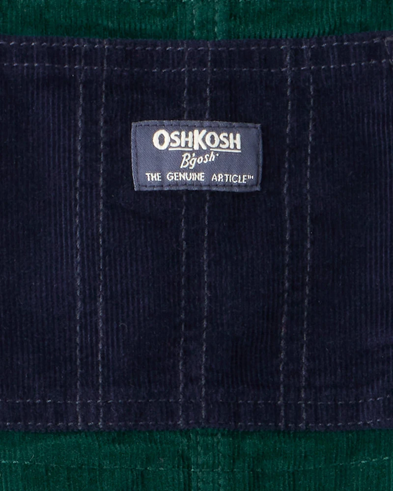Toddler Boy Corduroy Overalls - Green