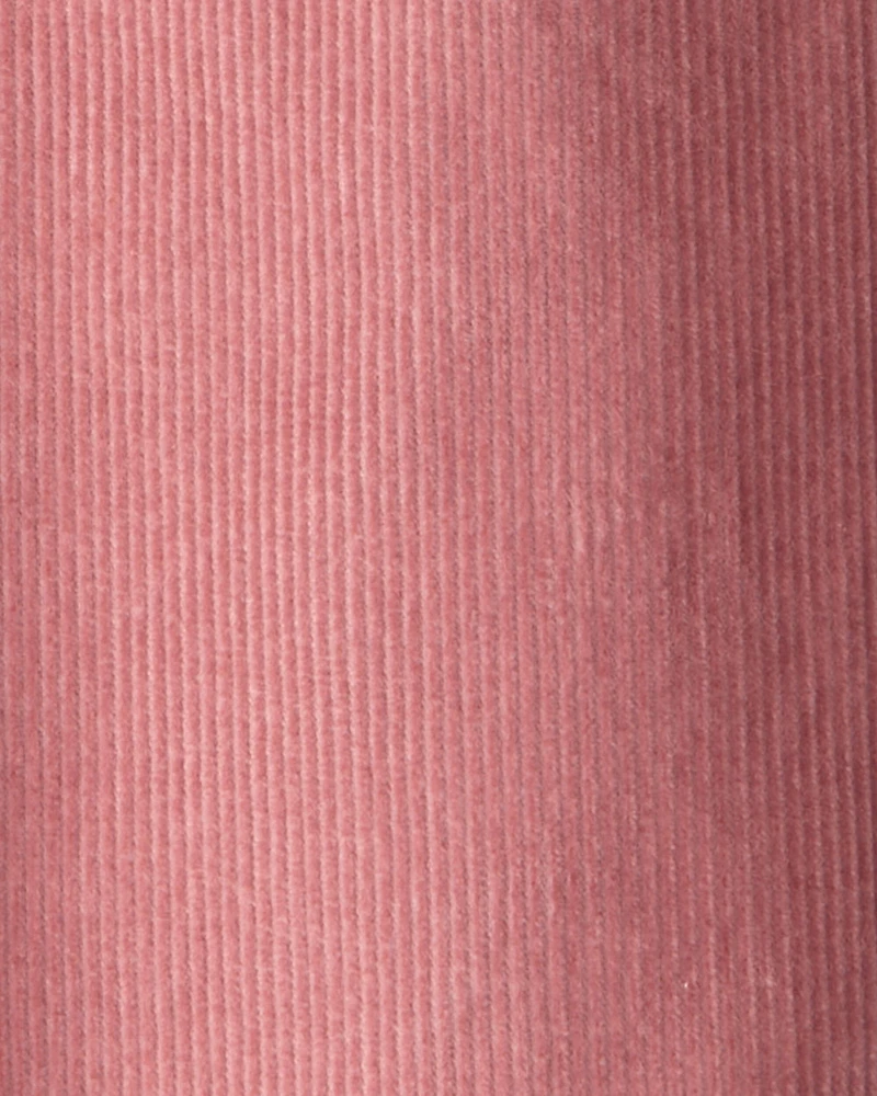 Toddler Girl Cotton Wide-Leg Pants - Pink