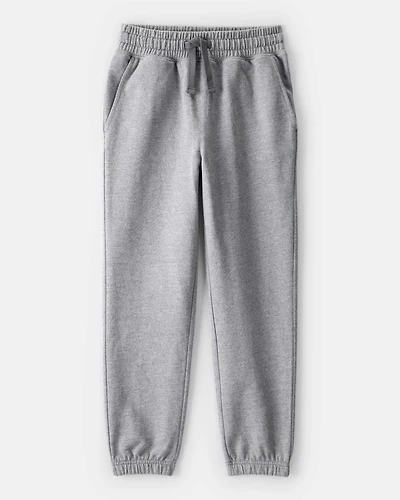 Boys DayDream Fleece Active Drawstring Jogger - Grey