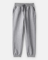 Boys DayDream Fleece Active Drawstring Jogger - Grey