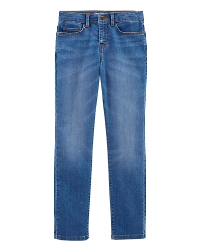 Kid Medium Blue Wash Slim-Fit Skinny-Leg Jeans