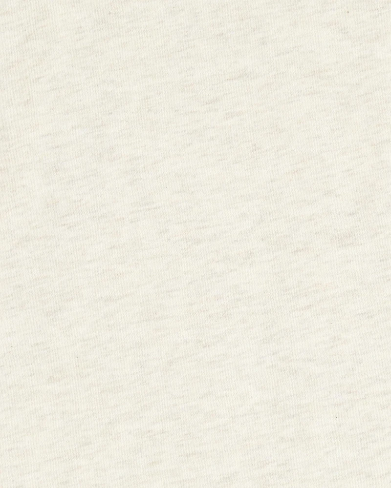 Kid Pocket Henley Tee - Cream