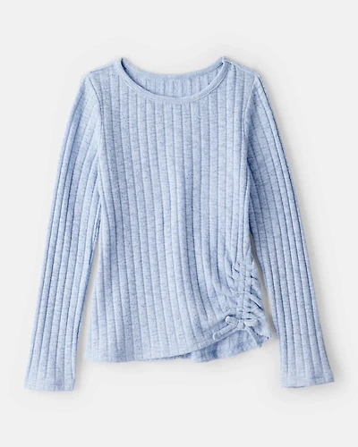 Girls Cinched Rib Top
