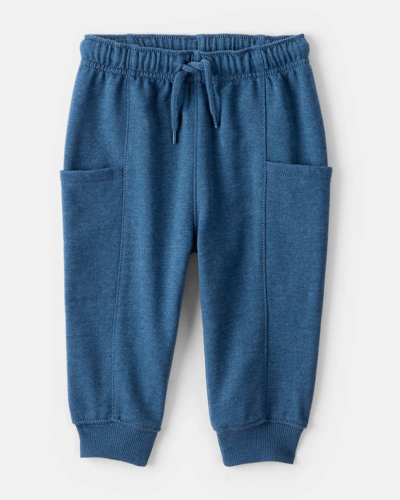 Baby Boy DayDream Fleece Football Long-Sleeve Tee & Pant Set