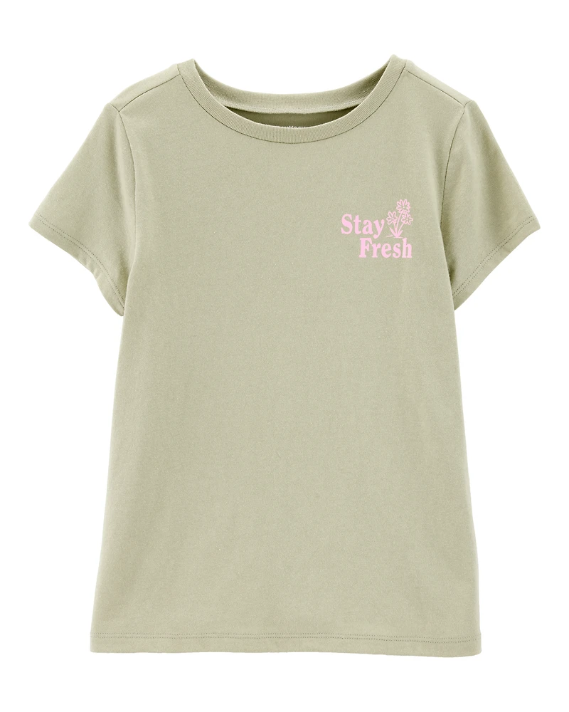 Kid Stay Fresh Graphic Short-Sleeve Tee - Green