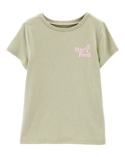 Kid Stay Fresh Graphic Short-Sleeve Tee - Green
