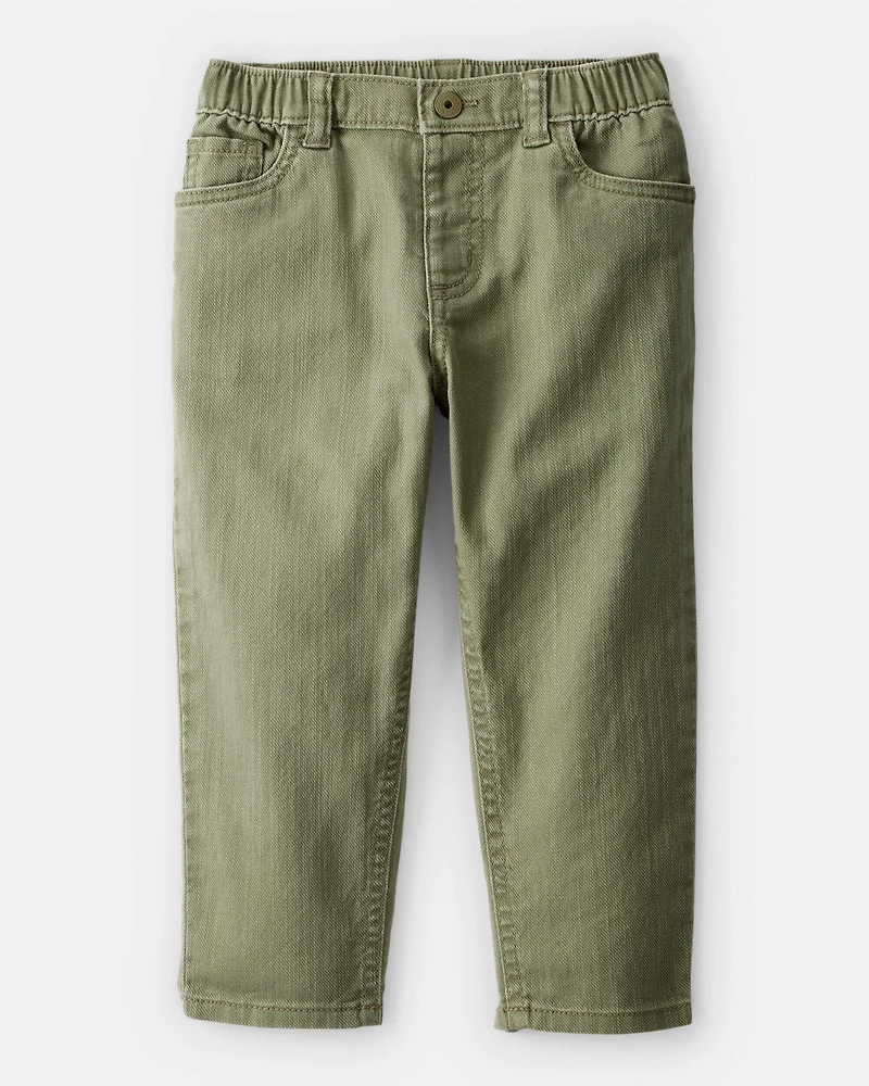 Toddler Boy 100% Cotton Pull-On Fashion Pants