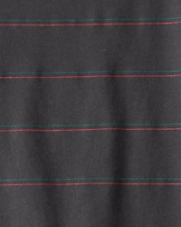 Boys Striped Long-Sleeve T-Shirt - Grey