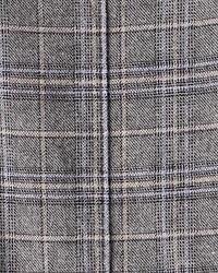 Boys Plaid Pants - Grey