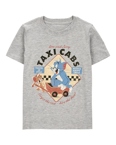 Toddler Tom and Jerry Graphic Tee - Grey