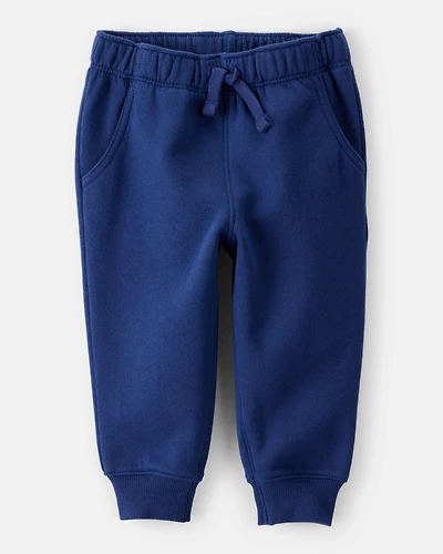 Baby Boy DayDream Fleece Cotton Jogger - Navy