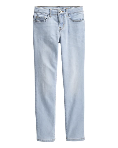 Kid Light Blue Ice Wash Skinny-Leg Jeans